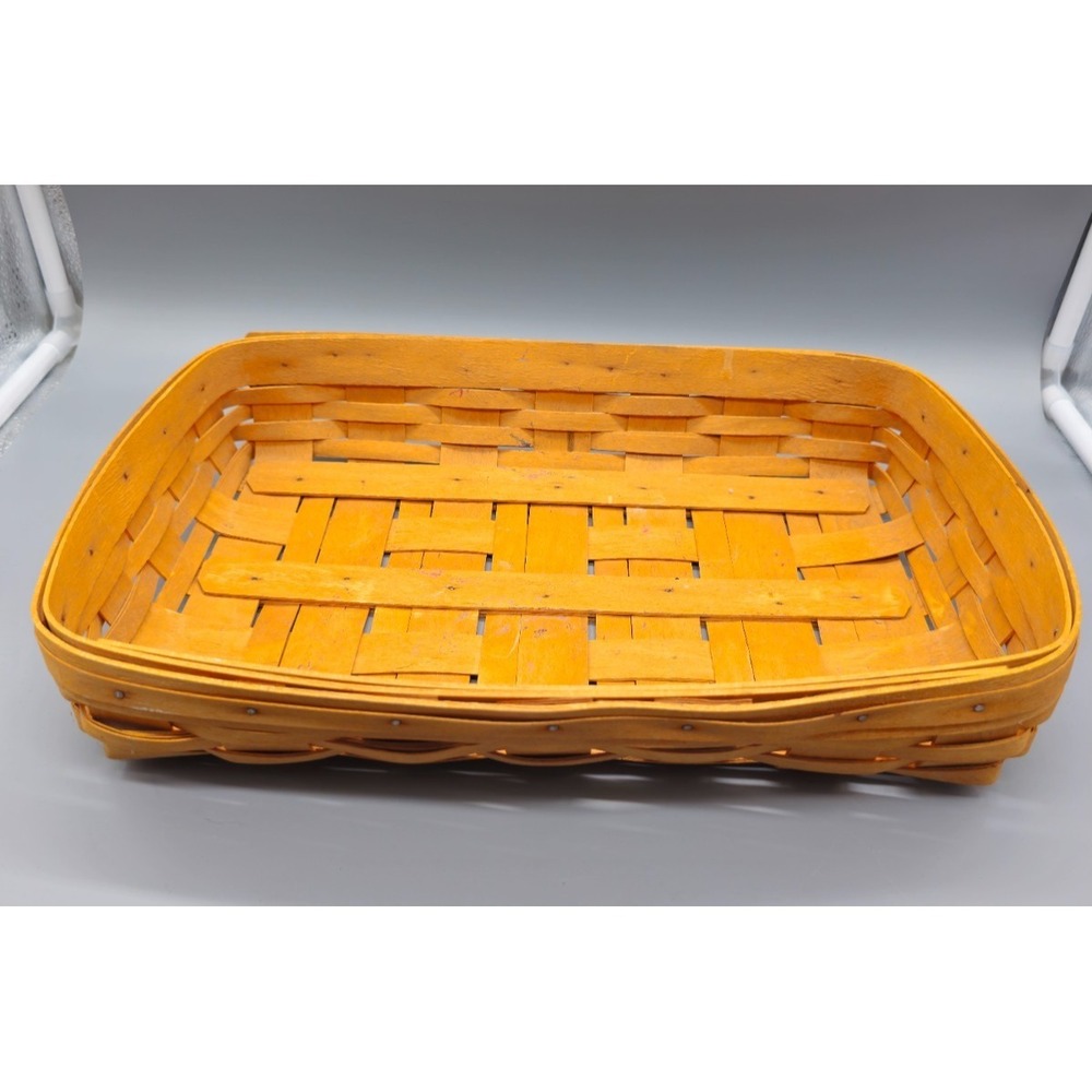 Longaberger Basket Vanity Craft Rectangle 14.5x10x2.5